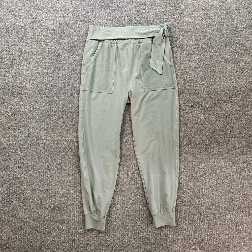 Saturday Sunday Joggers Womens S Small Lighthouse Cotton Blend Belted Ring Pants - Picture 2 of 12
